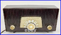 1950's vintage Philco Twin speakers AM radio 54-5256 nice condition