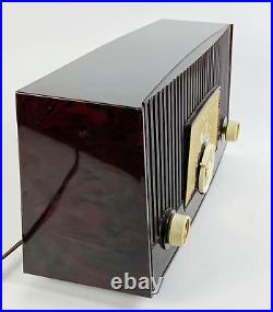 1950's vintage Philco Twin speakers AM radio 54-5256 nice condition