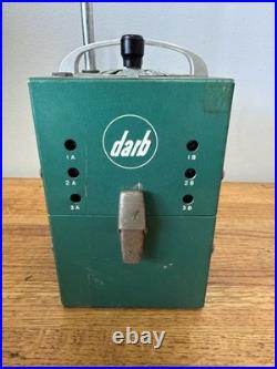 1950s Vintage DARB Holiday Bicycle Radio Portable Tube Radio Green UNTESTED