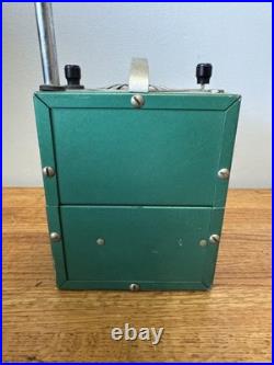 1950s Vintage DARB Holiday Bicycle Radio Portable Tube Radio Green UNTESTED