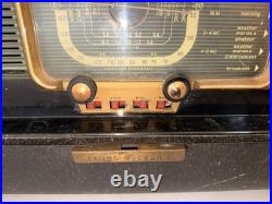 1950s Zenith Trans-Oceanic 600 Tube Radio Shortwave AM Powers On Works Vintage
