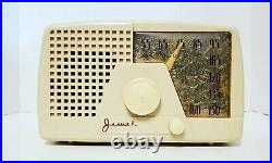 1951 Jewel 956 Ivory Plaskon AM Vintage Tube Radio Excellent 1951 Jewel 956 Ivory Plaskon AM Vintage Tube Radio Excellent