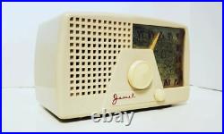 1951 Jewel 956 Ivory Plaskon AM Vintage Tube Radio Excellent 1951 Jewel 956 Ivory Plaskon AM Vintage Tube Radio Excellent