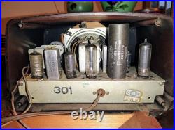 1951 Vintage CROSLEY BULLSEYE AM Tube BAKELITE RADIO 11-103 U Red Orange 1951 Vintage CROSLEY BULLSEYE AM Tube BAKELITE RADIO 11-103 U Red Orange