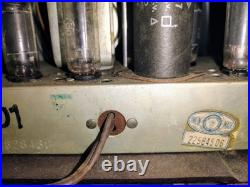 1951 Vintage CROSLEY BULLSEYE AM Tube BAKELITE RADIO 11-103 U Red Orange 1951 Vintage CROSLEY BULLSEYE AM Tube BAKELITE RADIO 11-103 U Red Orange
