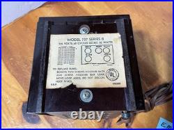 1952 Emerson Bakelite tube Radio AM TableTop Model 737 Series B WORKING NICE VTG