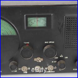 1953 Hallicrafters S-77A Shortwave Radio Receiver Vintage 50's Tube Radio