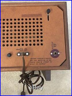 1963 Panasonic AM/FM Vacuum Tube Radio Model 782 Vintage Made in Japan Tested