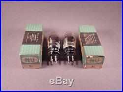 2 45 NATIONAL UNION HiFi Radio Amp Vintage Vacuum Tubes Matching Codes JU NOS
