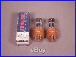 2 6SU7GTY TUNG-SOL Antique Radio Hi Fi Amplifier Vintage Vacuum Tubes 5632-3