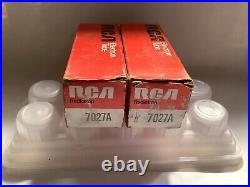 (2) RCA 7027A Vintage Vacuum Tubes NOS Audio Radio Valves