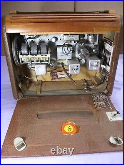 2 Vtg Wood Tabletop Tube Radios Philco 46-350 & RCA Victor Lot for Restor/Parts