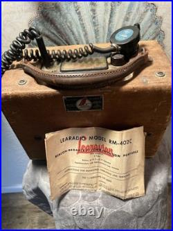 40's Lear Learadio Vintage Pilot's Beacon/ 3 Band Tube Radio. Vintage Aviation