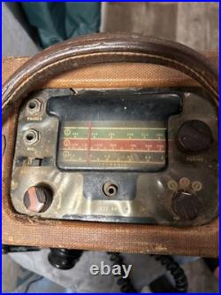 40's Lear Learadio Vintage Pilot's Beacon/ 3 Band Tube Radio. Vintage Aviation