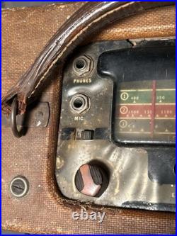 40's Lear Learadio Vintage Pilot's Beacon/ 3 Band Tube Radio. Vintage Aviation