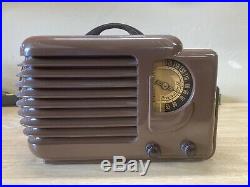 40s VINTAGE FARNSWORTH EAMES ERA RADIO ANTIQUE OLD DECO BAKELITE MODEL ATL-12