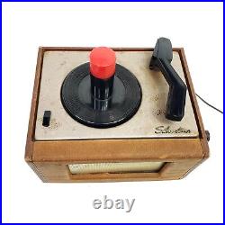 45 Rpm Vintage Record Player With Speaker Vacuum Tube Silvertone Model 4253 MCM