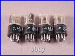 4 6SL7GT GE HiFi Ham Radio Amp Vintage Vacuum Tubes Matching Codes RY NOS