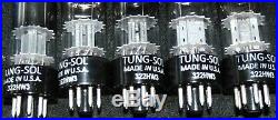 5 PIECE'S NOS Tungsol Tiny Plate Tall Tube's 6SL7gt vt-229 5691 6SL7 Vintage new