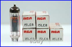 5 Vintage 15LE8 RCA Noval Twin Pentode Radio TV Audio Vacuum Tube Valve Bangy