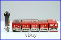 5 Vintage Red RCA 1966 32ET5A Beam Power Vacuum Radio Bangybang. Tube