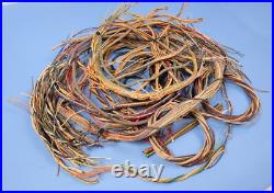 5+lbs Vintage Cloth-Covered Hookup Wire Tube Amp Radio Solid Stranded Steampunk 5+lbs Vintage Cloth-Covered Hookup Wire Tube Amp Radio Solid Stranded Steampunk