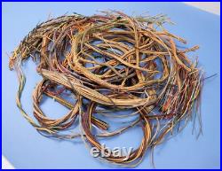 5+lbs Vintage Cloth-Covered Hookup Wire Tube Amp Radio Solid Stranded Steampunk 5+lbs Vintage Cloth-Covered Hookup Wire Tube Amp Radio Solid Stranded Steampunk