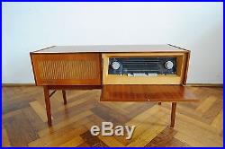 60s Vintage Sideboard Tube Radio Kosmos 108 RFT Wood Valve Rema 2005 Germany