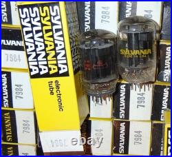 90 NINTY NOS NIB VINTAGE TUBES 7984 Beam Power Tubes Power/Output BLACK PLATES