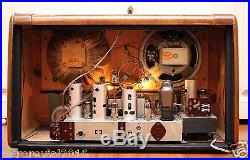 AMAZING! GRAETZ Spitzen Super 163W Vintage Tube Radio EL12 MW KW UKW Valve Amp