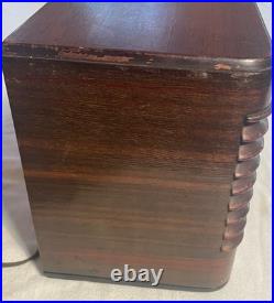 ANTIQUE VINTAGE 1930s EMERSON / INGRAHAM WOOD TABLE RADIO model BF204