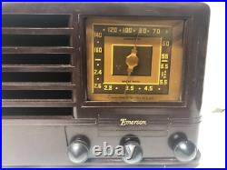 ANTIQUE Vintage RARE EMERSON MODEL CG268 TUBE RADIO