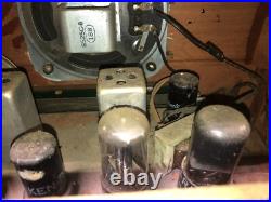 ANTIQUE Vintage RARE RADIO-MATIC MODEL YRB-12-4 TUBE RADIO WORKS ANTIQUE Vintage RARE RADIO-MATIC MODEL YRB-12-4 TUBE RADIO WORKS