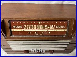 ANTIQUE Vintage RARE STEWART WARNER MODEL 9000-B TUBE RADIO