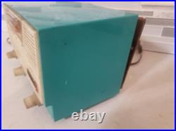 AQUAMARINE AM/FM Retro Vintage Mid Century Olympic Model FM-15 Tube Radio AS IS