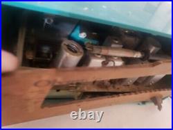 AQUAMARINE AM/FM Retro Vintage Mid Century Olympic Model FM-15 Tube Radio AS IS