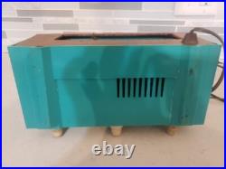 AQUAMARINE AM/FM Retro Vintage Mid Century Olympic Model FM-15 Tube Radio AS IS