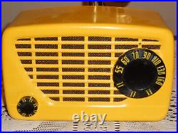 ARVIN MID CENTURY 1950's TUBE MIDGET TWO TONE COLOR RADIO 540T RESTORED! WORKS ARVIN MID CENTURY 1950's TUBE MIDGET TWO TONE COLOR RADIO 540T RESTORED! WORKS
