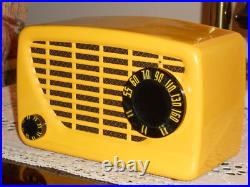 ARVIN MID CENTURY 1950's TUBE MIDGET TWO TONE COLOR RADIO 540T RESTORED! WORKS ARVIN MID CENTURY 1950's TUBE MIDGET TWO TONE COLOR RADIO 540T RESTORED! WORKS