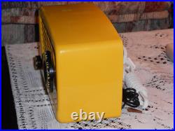 ARVIN MID CENTURY 1950's TUBE MIDGET TWO TONE COLOR RADIO 540T RESTORED! WORKS ARVIN MID CENTURY 1950's TUBE MIDGET TWO TONE COLOR RADIO 540T RESTORED! WORKS