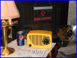 ARVIN MID CENTURY 1950's TUBE MIDGET TWO TONE COLOR RADIO 540T RESTORED! WORKS ARVIN MID CENTURY 1950's TUBE MIDGET TWO TONE COLOR RADIO 540T RESTORED! WORKS