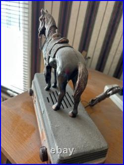 Abbotwares Standing Horse and Saddle Radio Bronze & Copper Vintage 1940's Z477 Abbotwares Standing Horse and Saddle Radio Bronze & Copper Vintage 1940's Z477