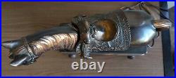 Abbotwares Standing Horse and Saddle Radio Bronze & Copper Vintage 1940's Z477
