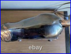 Abbotwares Standing Horse and Saddle Radio Bronze & Copper Vintage 1940's Z477
