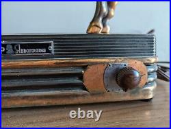 Abbotwares Standing Horse and Saddle Radio Bronze & Copper Vintage 1940's Z477