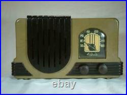 Addison Water fall restored 1947 vintage tube radio WoW