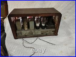 Admiral Model A-31 Antique Wood Cabinet AM / SW Tube Radio From 1936 Vintage Old