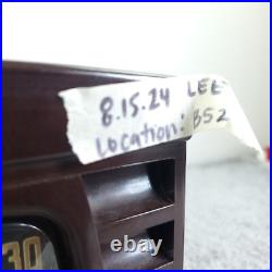 Admiral Tube Radio 5K12-N AM Vintage Bakelite MCM Mid Century Modern Working