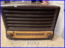 Admiral Tube Radio Super Aeroscope Vintage 1940s Era 8 Working