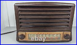 Admiral Tube Radio Super Aeroscope Vintage 1940s Era 8 Working Exc Cond